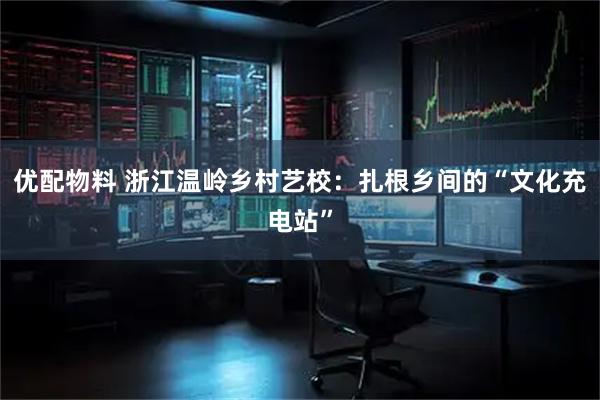 优配物料 浙江温岭乡村艺校：扎根乡间的“文化充电站”