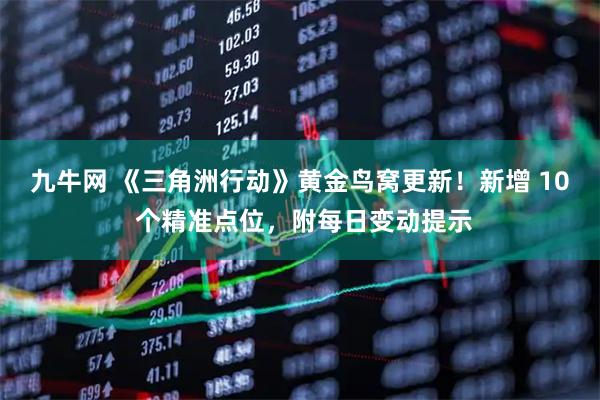 九牛网 《三角洲行动》黄金鸟窝更新！新增 10 个精准点位，附每日变动提示