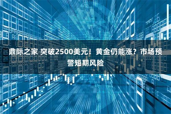 鼎际之家 突破2500美元！黄金仍能涨？市场预警短期风险