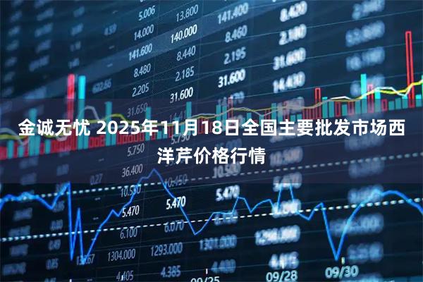 金诚无忧 2025年11月18日全国主要批发市场西洋芹价格行情