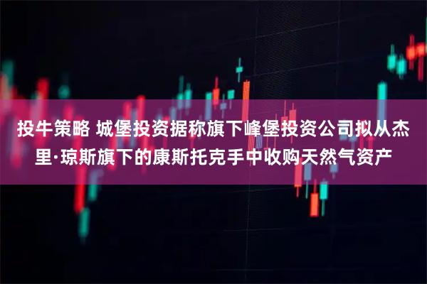 投牛策略 城堡投资据称旗下峰堡投资公司拟从杰里·琼斯旗下的康斯托克手中收购天然气资产